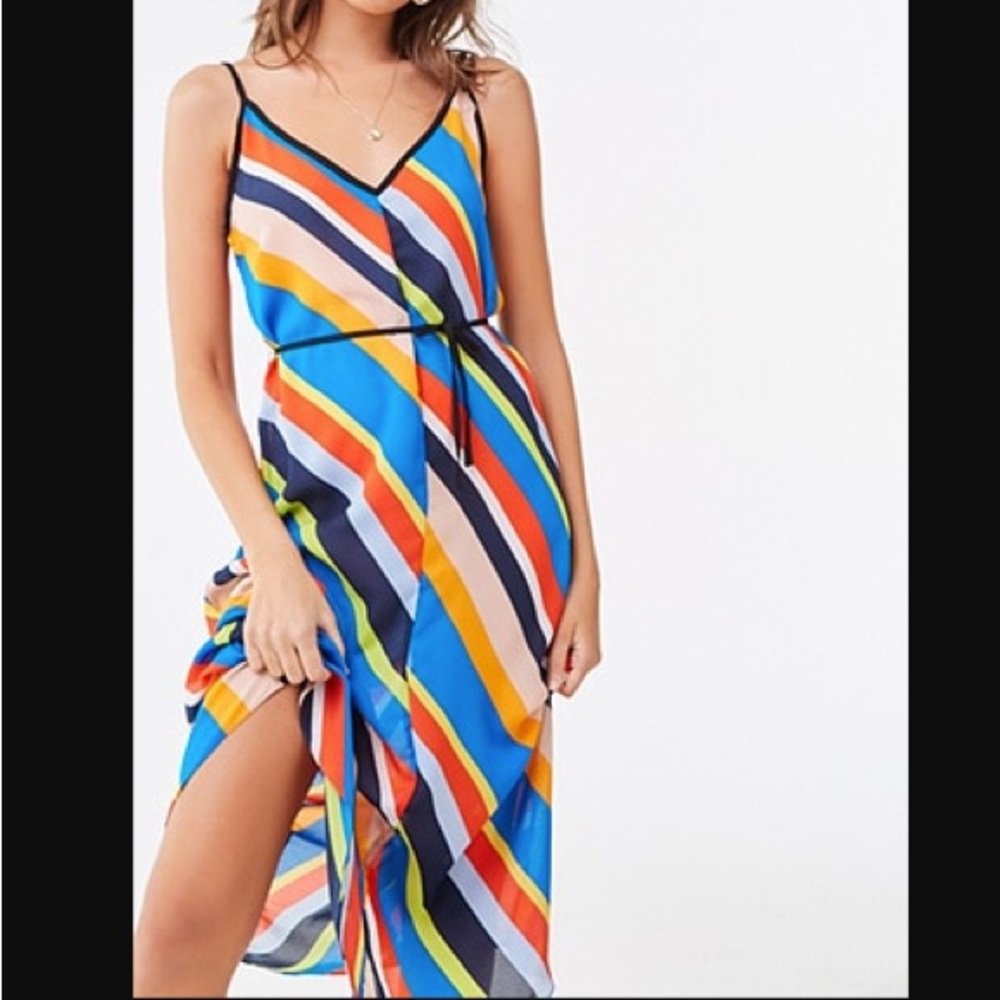 Multi Color Striped Dress